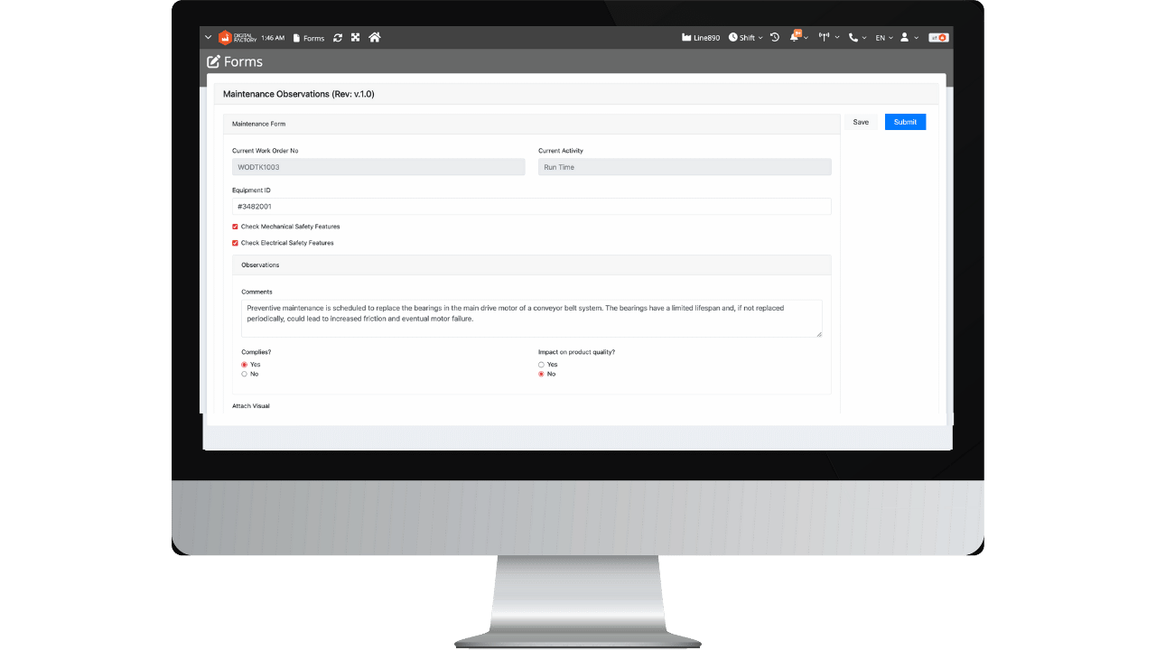 Image shows SCW.AI's Digital Forms main capabilities.