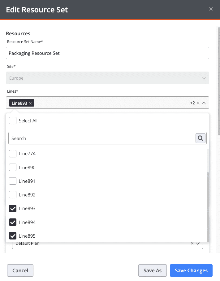 Image shows how resources can be checked via Scheduler.