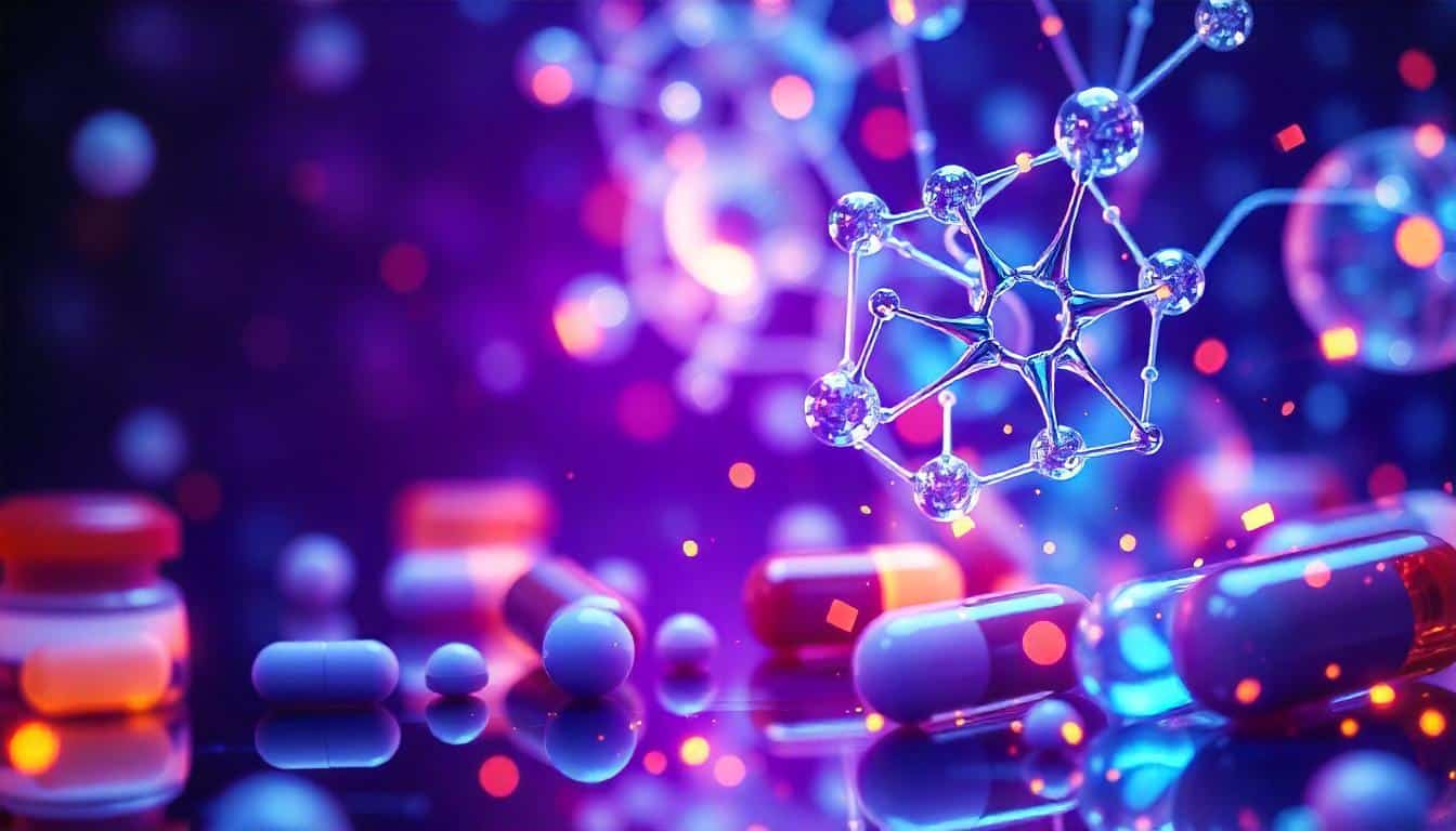 Image represents pharmaceutical industry in the era of AI, IoT, blockchain etc.