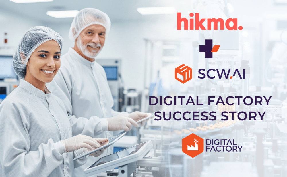 Image shows key results of Hikma Pharmaceuticals case study with SCW.AI and our monitoring solutions.